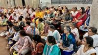 Arrival of HH Swamiji and Deepnamaskaar (17 March 2025)